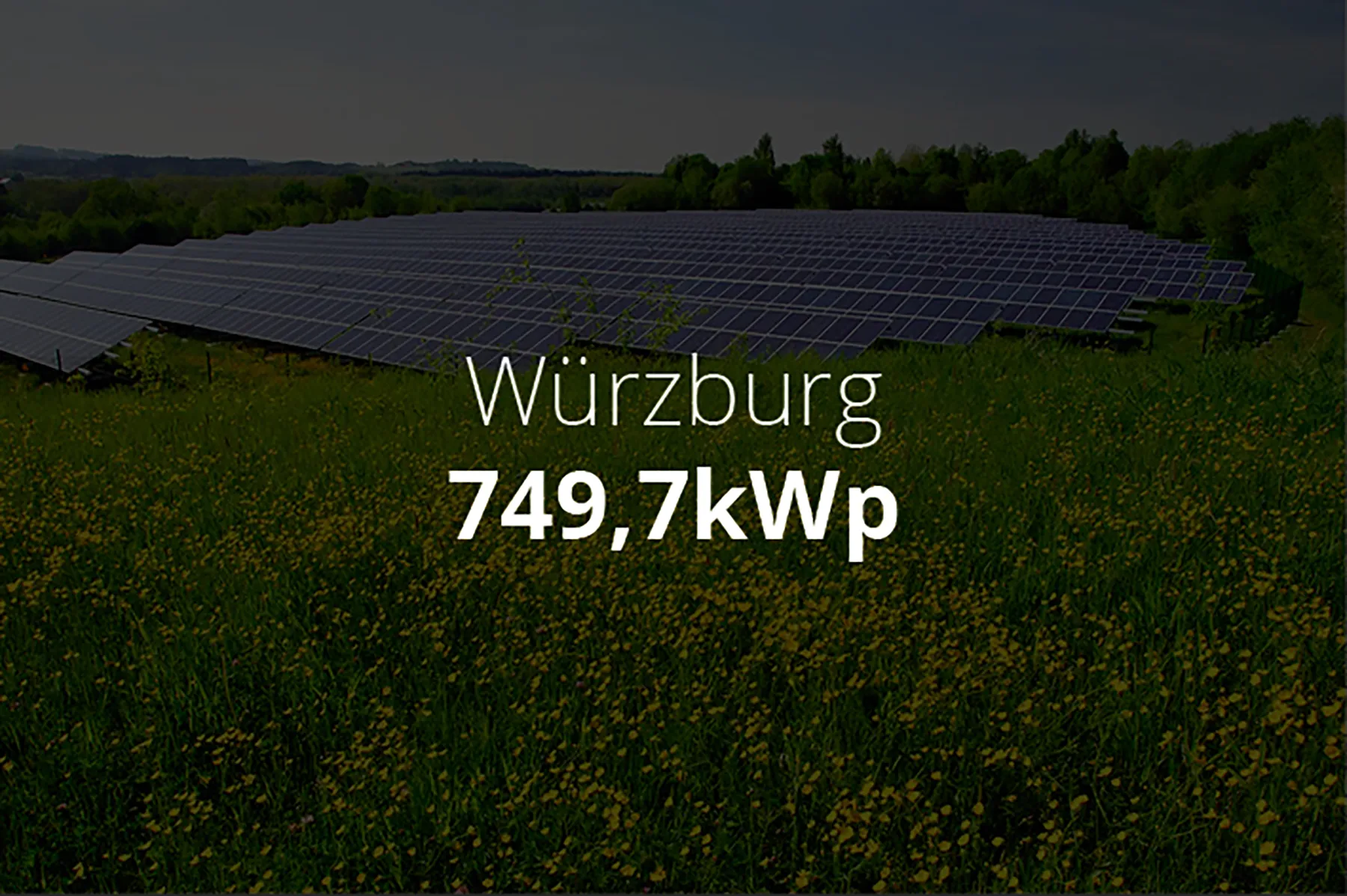 PV-Anlage Würzburg 749,70 kWp-aktiv