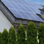 Haus mit Photovoltaik Dachanlage